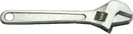 ADJUSTABLE WRENCH (MALLEABLE)